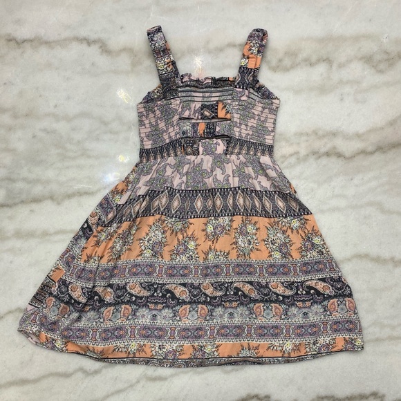 EUC Girls Boho Dress 7/8 - Picture 2 of 2